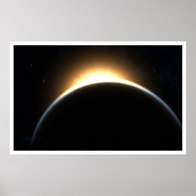 Poster Aube cosmique (Devant)