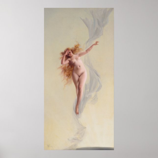 Poster Aube de Luis Ricardo Falero (Devant)