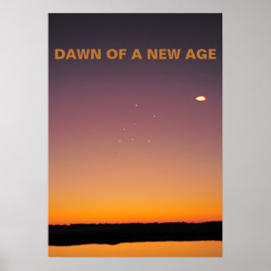 Poster Aube d'un nouvel âge. La terre de visite de flotte