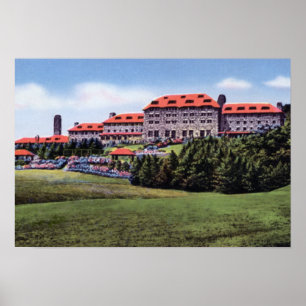 Poster Auberge de parc de verger d'Asheville la Caroline