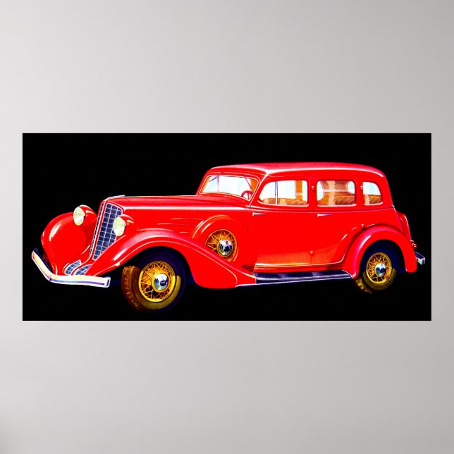 Poster Auburn 1934 (Devant)