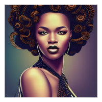 Auburn Queen Orange Brown Cheveux Black Melanin Af