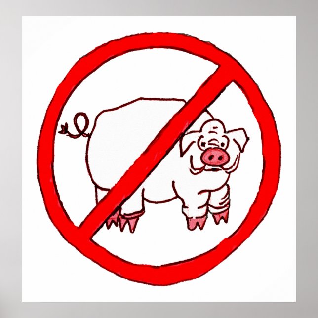 Poster Aucun cercle de porcs (Devant)