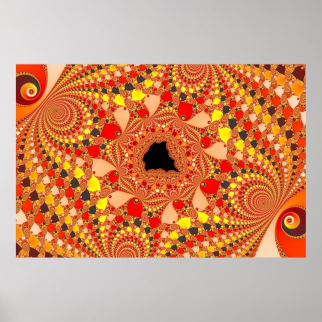 Poster Aucun moyen - Fractal (Devant)