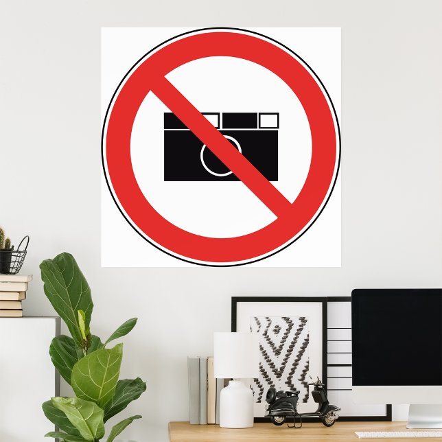 Poster Aucun signe photo (Créateur téléchargé)