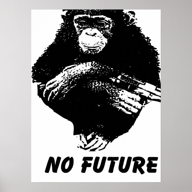 Poster Aucun singe futur (Devant)