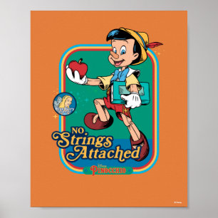 Poster Aucune chaîne attachée Pinocchio