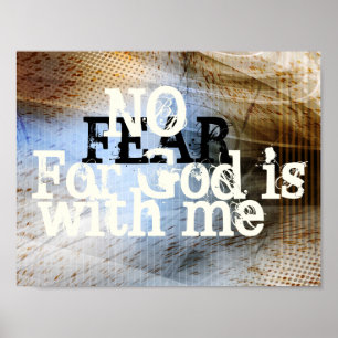 Poster Aucune crainte pour Dieu est avec moi