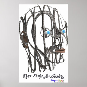 Poster Aucune douleur aucun gain (affiche)