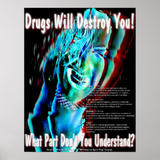 Poster Aucune drogue
