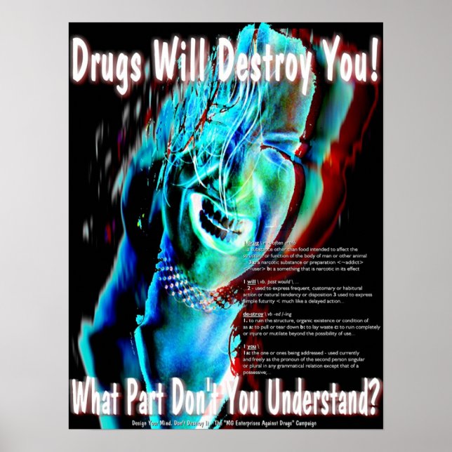 Poster Aucune drogue (Devant)