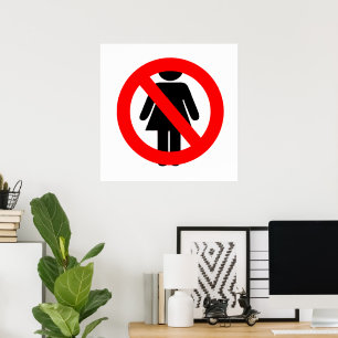 Poster Aucune femme ne signe