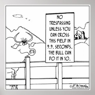 Poster Aucune infraction à moins que vous soyez plus