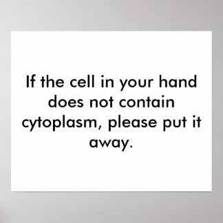 Poster Aucune utilisation de téléphone cellulaire Signe p