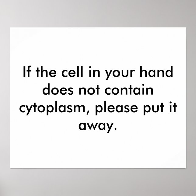 Poster Aucune utilisation de téléphone cellulaire Signe p (Devant)