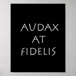 Poster Audax à fidelis