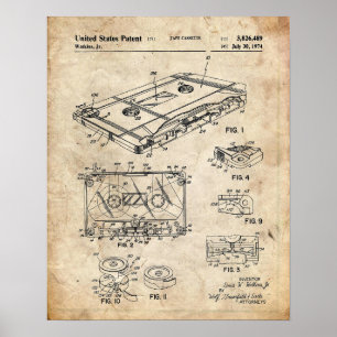 Poster Audio Cassette Patent