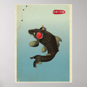 Poster Audio Koi Vintage