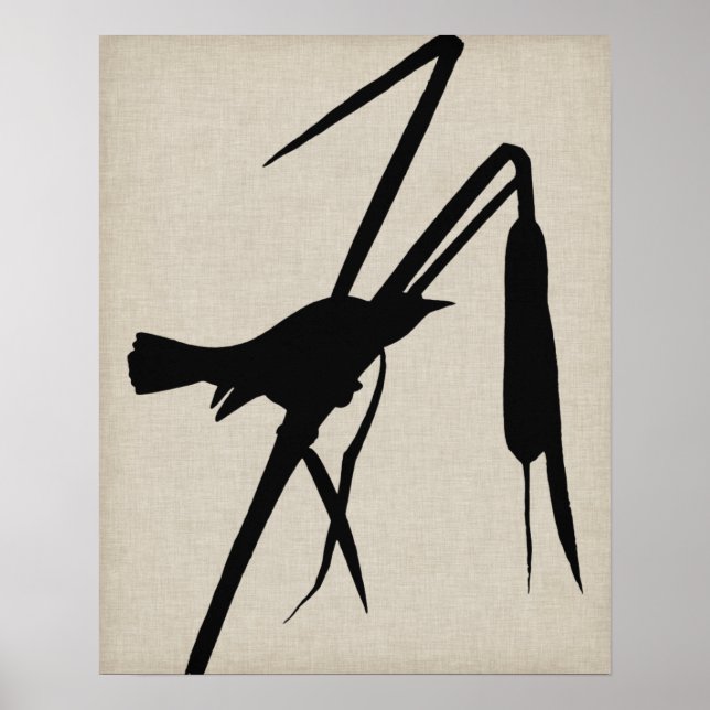 Poster Audubon Silhouette II (Devant)