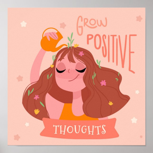 Poster Augmenter les idées positives (Devant)