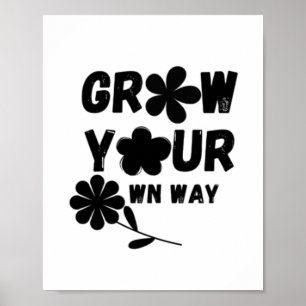 Poster Augmentez votre propre voie