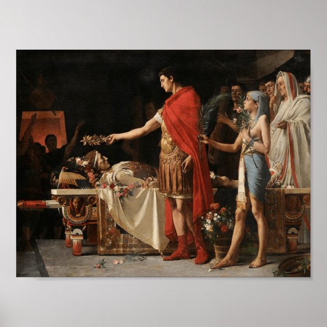Poster Auguste à la Tombe d'Alexandre le Grand (Devant)