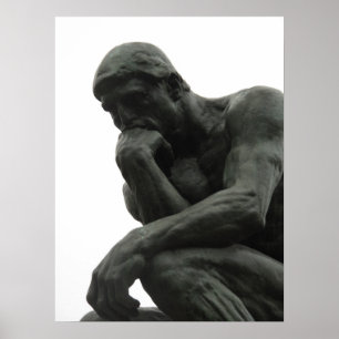 Poster Auguste Rodin Le Pensieve