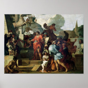 Poster Augustus avant la tombe d'Alexandre III