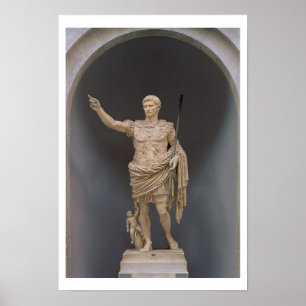 Poster Augustus de Prima Porta, c.20 AVANT JÉSUS CHRIST