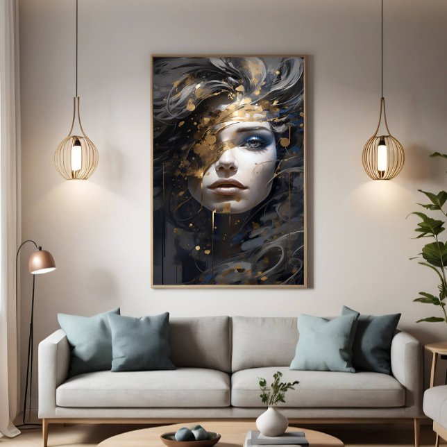 Poster Aura dorée (Créateur téléchargé)