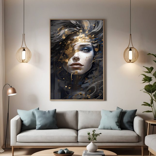 Poster Aura dorée (Créateur téléchargé)