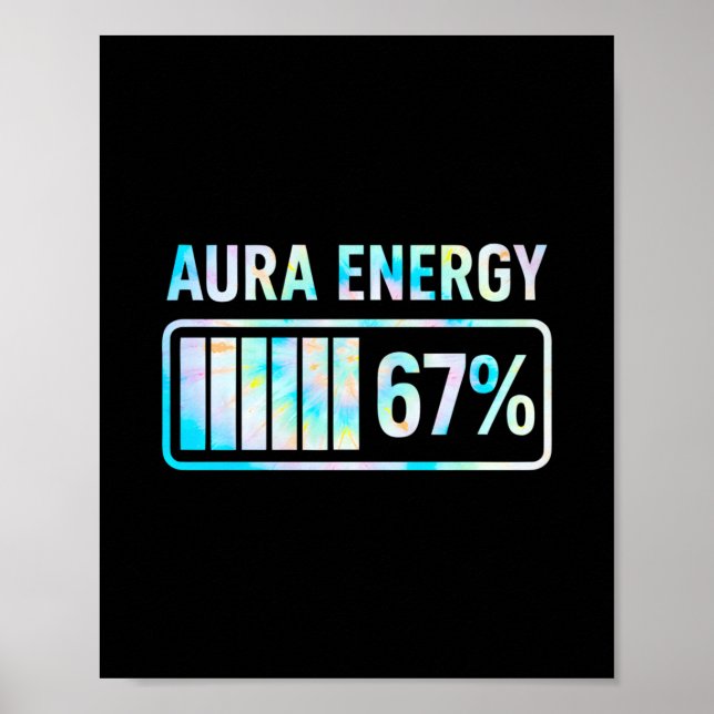Poster Aura Energy 67 67 Six Sept Mèmes (Devant)