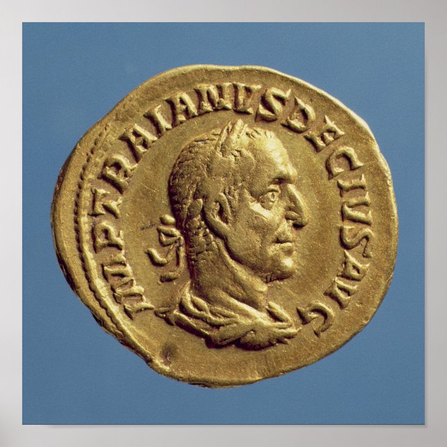 Poster Aureus de Trajan Décius (Devant)