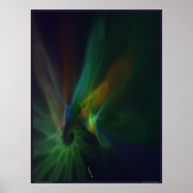 POSTER AURORA BOREALIS (Devant)
