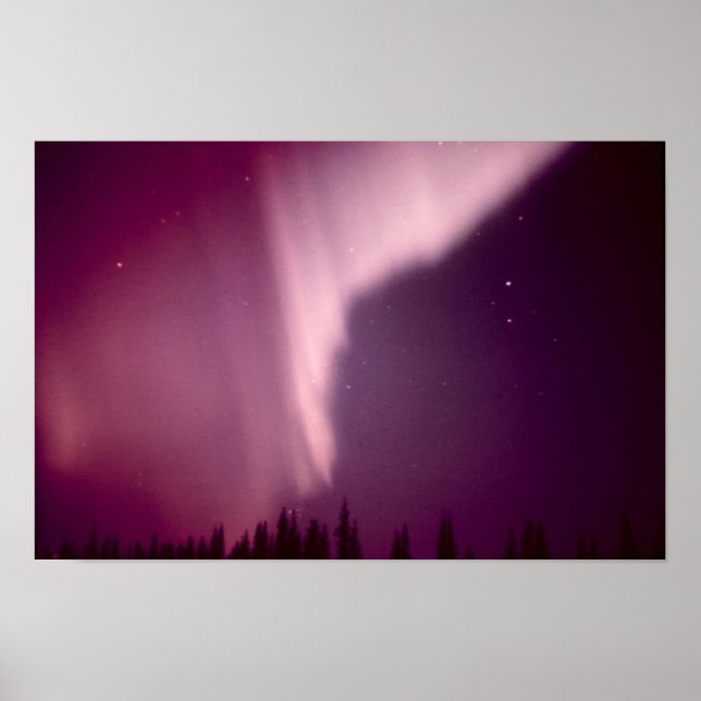 Poster Aurora Borealis en Alaska (Devant)