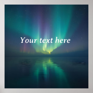 Poster Aurora Dreams - Personnalisable Northern Lights Im