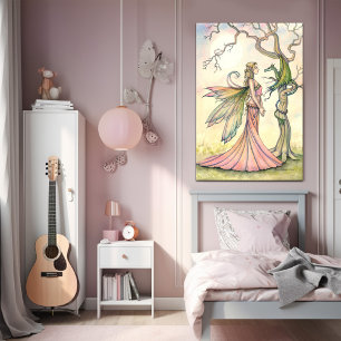 Poster Aurora et la fée dragon Art par Molly Harrison