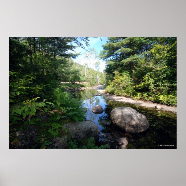 Poster AuSable dans les Adirondacks. imprimer 120 (Devant)