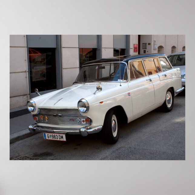 Poster Austin A55 Cambridge (Devant)