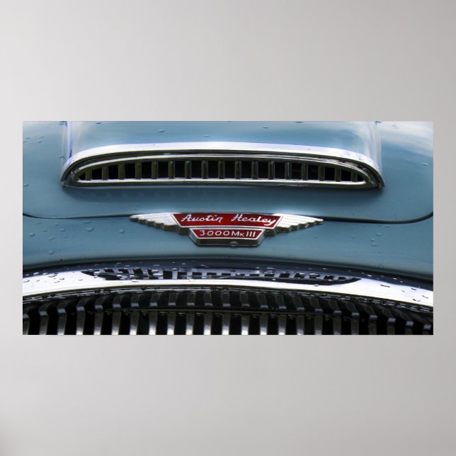 Poster Austin-Healey (Devant)