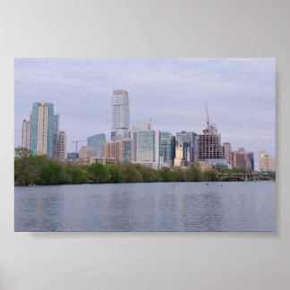 Poster Austin Skyline