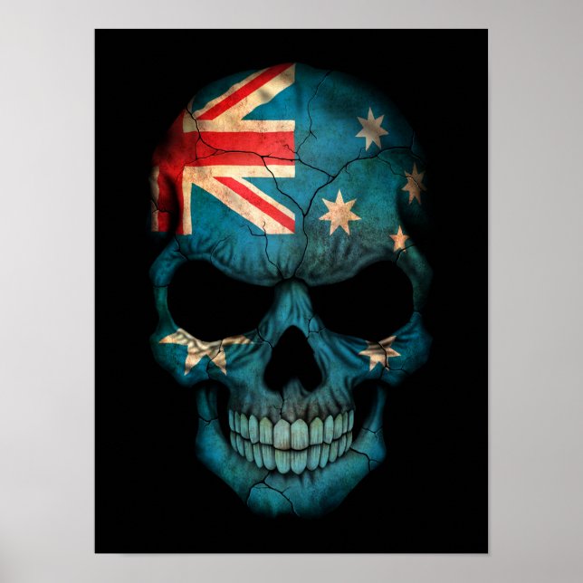 Poster Australie "drapeau australien" "drapeau australien (Devant)