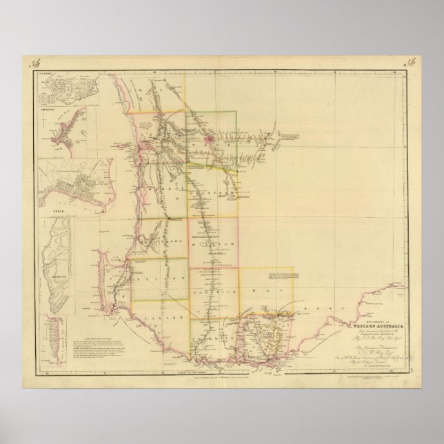 Poster Australie occidentale (Devant)