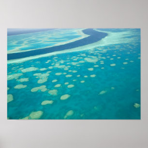 Poster Australie, Queensland, côte de Whitsunday, Super 4