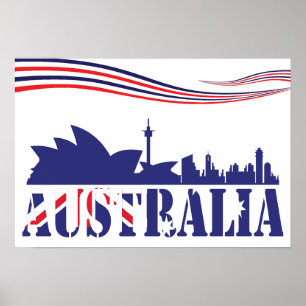 Poster Australie Skyscape