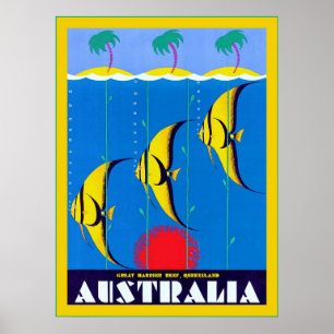 Poster Australie ~ Vintage voyage