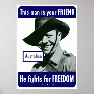 Poster Australien — Cet Homme Est Ton Ami