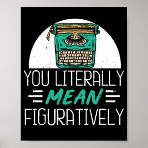 Poster Auteur Publié Écrivain De Livre Vous Signifie Li