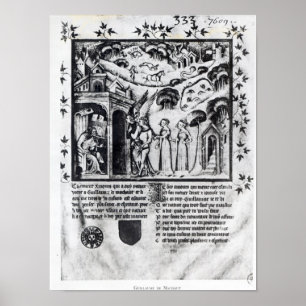 Poster auteur recevant Love qui apporte Sweet Thoughts,