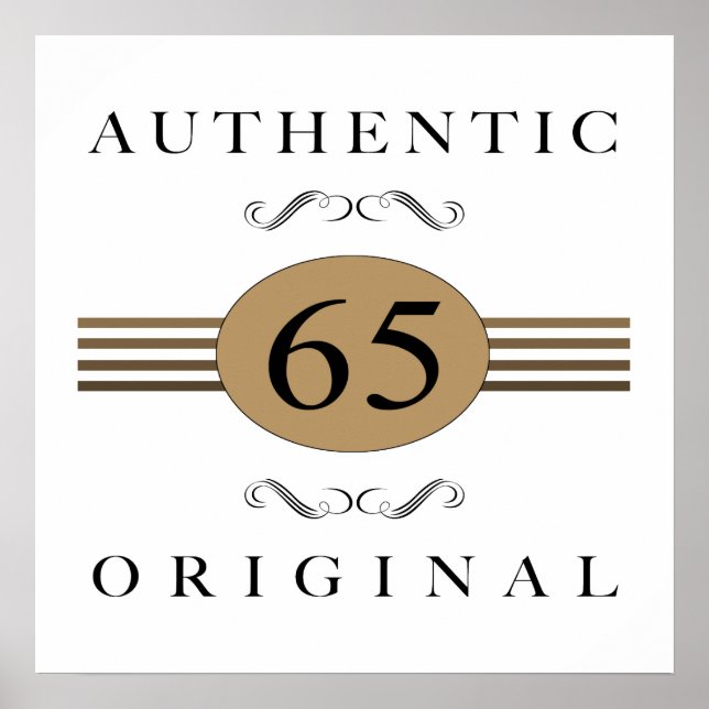 Poster Authentique 65e anniversaire (Devant)